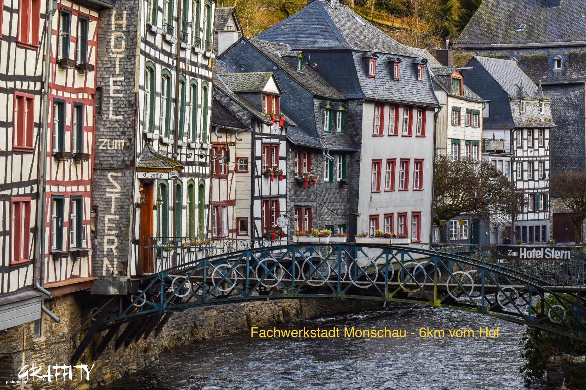 Hof Vierzehnender Im Hohen Venn - 70Qm Maisonette - 2 Schlafzimmer - Wohnkueche - Balkon Mit Grill - Monschau - Eifel - Hunde Willkommen - Islandpferde Esterno foto